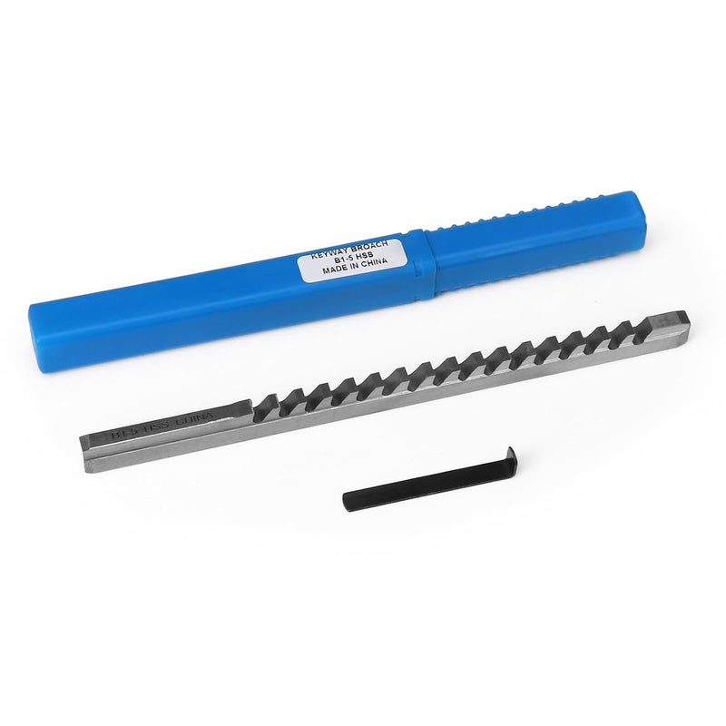 ICZW Keyway Broach Metric Size High Speed Steel Keyway with Shim Cutting Tool B Push-Type (B1-5) - Image 1